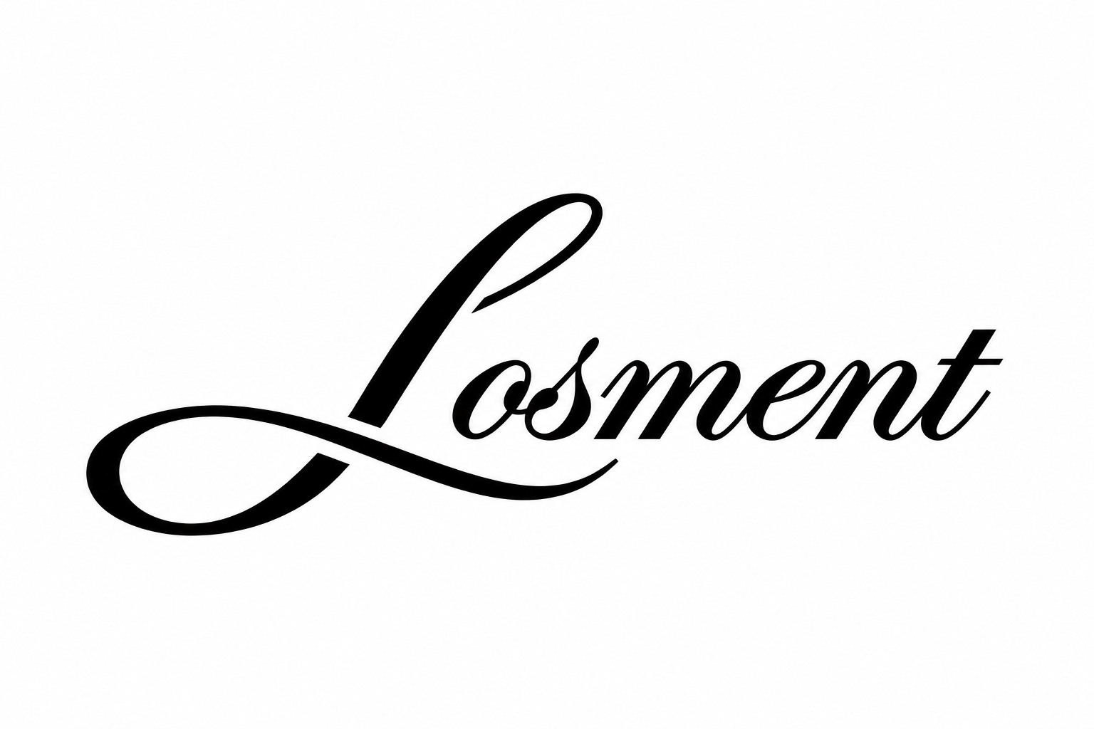 Elegant-Losment-Calligraphic-Logo